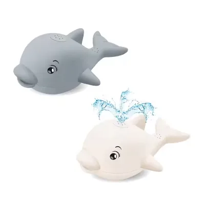 Best Selling Trending Bath Toys Automatic Induction Spray Water Musical Led Light up Bath Toys Spray Water Bath Toy for Toddlers