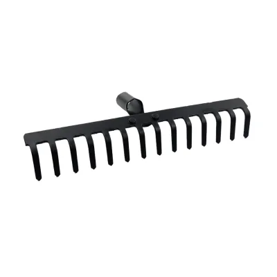 One99 Durable Carbon Steel 14-Tine Rake Garden Tool Metal Rake for Leaf Grass Maintenance Chinese Made Agricultural Equipment