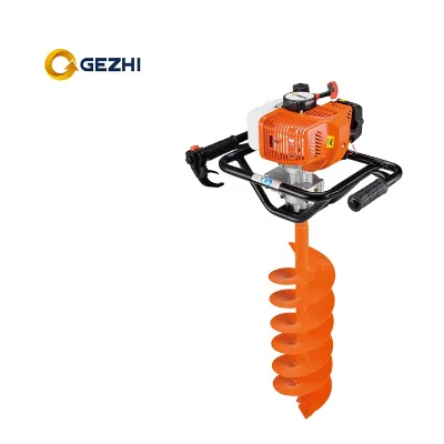 Low Moq Post Hole Digger 52cc Gasoline Earth Auger 2-stroke Tree Planting Digging Machine