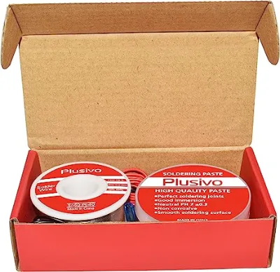 Environmental Solder Flux Good Fluidity Soldering Paste for Electronic Soldering Plusivo Soldering Paste 50G