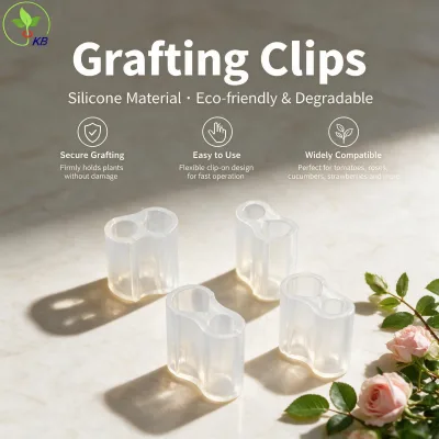 Clips De Greffagefor Vegetable Flower Cultivation Mobile Hortalizas Food Grade Transparent Silicone Tube Greenhouse Grafting