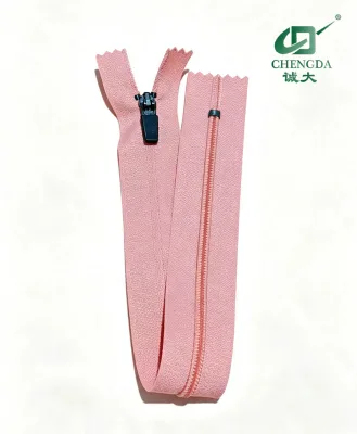 Nylon zippers available in invisible style, reverse mount, open-end, closed-end types with custom pullers