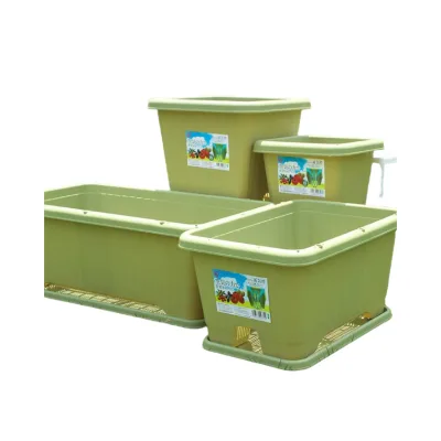 Plant Flower Pot Large Strip Alice Family Balcony Plastic Rectangular Vegetable Planter Multifunctional Garden Home