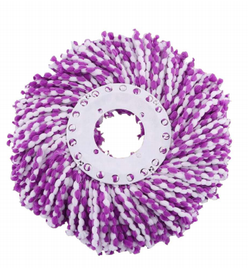 360 Spin Mop Head Replacement for Round  Mop Pad and Mop Head Refill for Household Cleaning