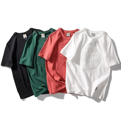 2023 New Arrival Summer Streetwear 3d Embossed Printing t Shirt