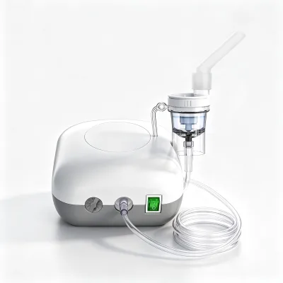MDR CE-Approved Portable High Atomize Handheld Medicine Athma Cough UltrasonicLow Noise Compressor Nebulizer for Home Hospital