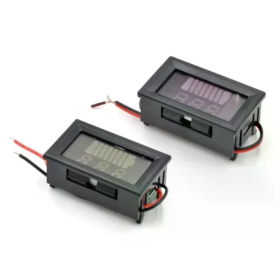 Original 12V 24V 36V 48V 60V Car Battery Charge Level Indicator Lithium Battery Capacity Meter Tester Display LED Voltmeter