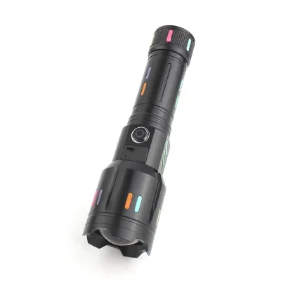 Long Range Waterproof Super Bright White Laser Strong Usb Aluminum Rechargeable Cob Battery Tactical Led Flashlight