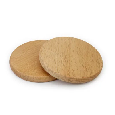 HOT Custom Cork Coasters Round Shape Design Beer Cork Coaster with Holder Laser Engrave Print Logo Square Wine Cork Coaster