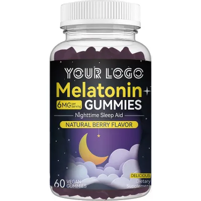 Melatonin Supplement 6MG Melatonin Gummies Maximum Strength Nighttime Sleep Aid for Sleeping Helping to Reduce Stress
