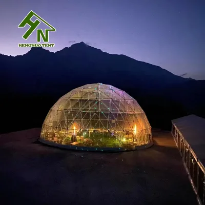 15m 16m Big Dome Tent Clear Wedding Tent Geodesic Dome Car Show Tents Circle Waterproof