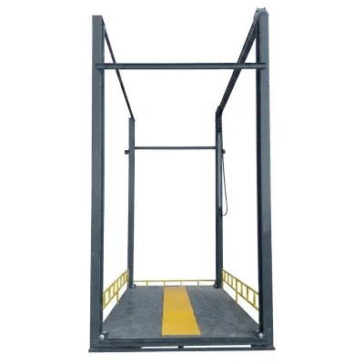 Heavy Duty Hydraulic Four Post OEM Brand Cargo Lift Platform with 18-Month Warranty for Warehouse Material Handling