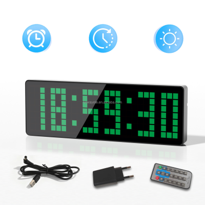 13 Inch Creative Pixel LED Timer Clock Countdown for Meeting Fitness Competition Training