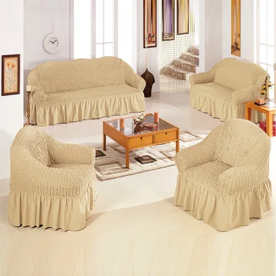 New best-selling elastic living room sofa cover bubble polyester sofa cover mat