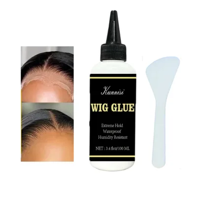 100ml Ultra-Hold Lace Front Wig Hair Glue 2B Formulate Super Walker Tape White Blue Strong Hold for Lace Hair Extension Tools
