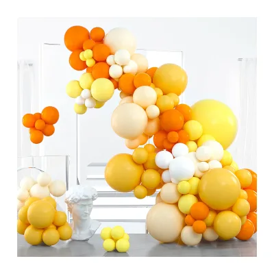 Yellow Balloon Garland Orange Yellow Balloons Garland Arch As Party Decorations Birthday Decorations