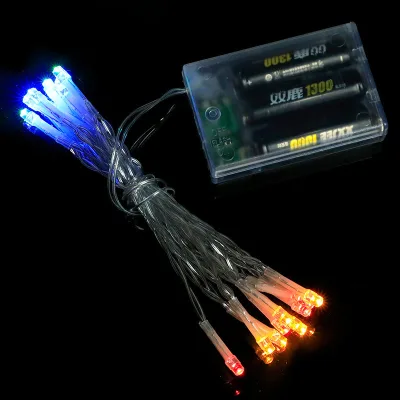Colorful Mid-Bright Mesh Style LED Fairy Lights Outdoor Backyard Lawn Tree Bush Lighting Wholesale Xmas Supplies