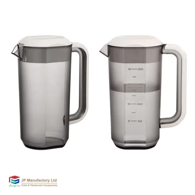 High Quality Modern Household Cold Water Jugs 2.5L Plastic Unbreakable Drinking Water Bottle Tea Fruit Soaking Pot Scale Lid