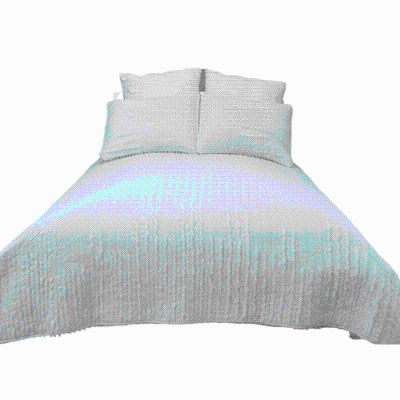 Cotton Bed Sheets White King Size Modern Eco-Friendly Comforter Set All-Season Bedding