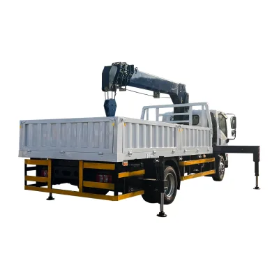 Straight Telescopic Boom Crane 10 Ton Electric Mounted Truck Remote Control Crane
