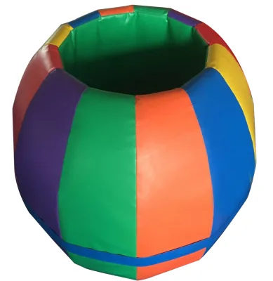 China Quality Tumbling rainbow Barrel Gymnastic Mat Soft Play Foam Products Customized Size for Gymnastic Training at Club
