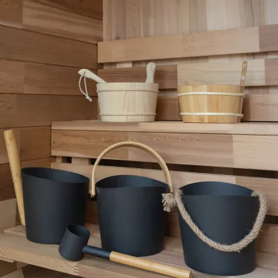 Sauna Accessories Room Bucket Shower Kit