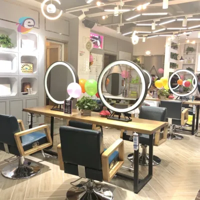Retail Luxury Shop Shelves showcase Metal Free Standing Display Stands Shelf Unit Beauty Store Wood Floor Display Stand OEM
