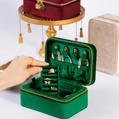 2024 New Flannelette of the Advanced Double Layer Jewelry Package Box