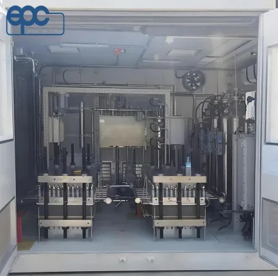 Industrial Scale PEM Electrolysis Hydrogen Generator MW Scale Skid Mounting Equipment Hydrogen System