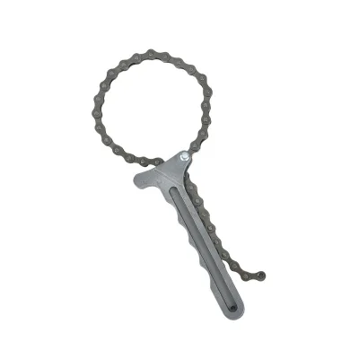 Auto Accessories Factory Price Chain Oil Filter Wrench Carbon Steel 9in 12in 15in Chain Type Wrench
