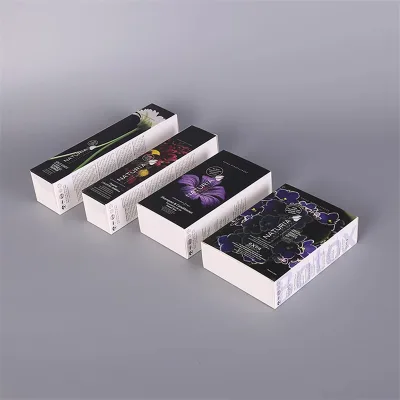 Custom Eco Friendly Cosmetics Card Box Cosmetic Package Cosmetic Coated Paper Boxes Recyclable Card Packaging Boxes