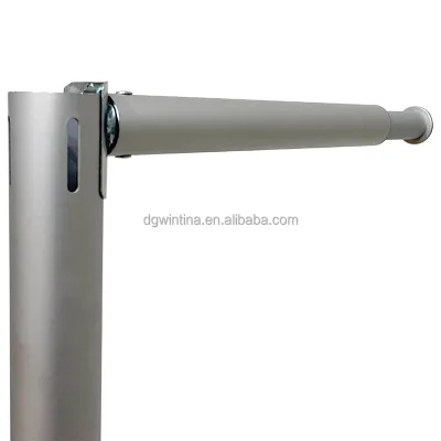 2Pcs Professional Modern Elegant Aluminum Slip-On Drape Support 10" 18" Backdrop Stand Pipe Drape Stands Kit Double Frame