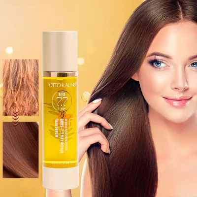 Private Label Hair Silk Serum Silicone Free Avocado Oil Hair Smoothing Serum Coconut Repair Serum for Damaged Hair