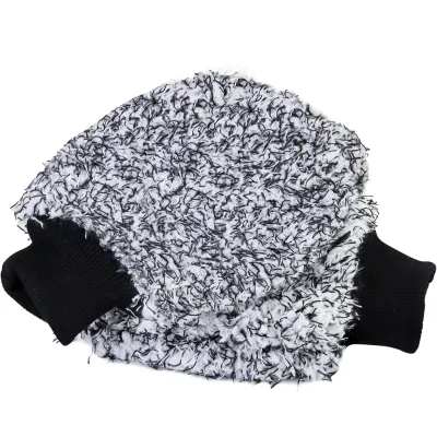 Soft Plush Fiber Cloth Material Microfiber Car Wash Mitt Safe for Washing with Any Car Soap Sponge Wrapped Glove