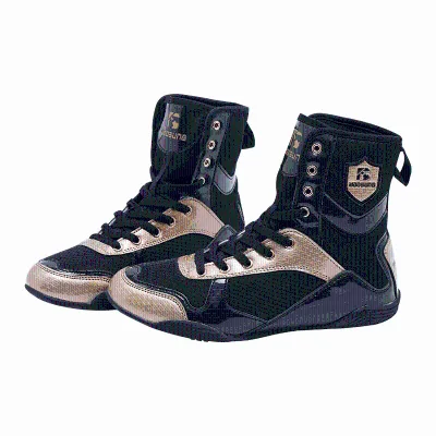 Woosung Lightweight Flexible Rubber Boxing Training Boots Wrestling Boxing Shoes