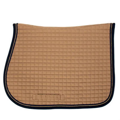 High Quality Equestrian Supplier Horse Accessories Saddle Pads Customized Logo Square Quilting Jnmping Saddle Pad