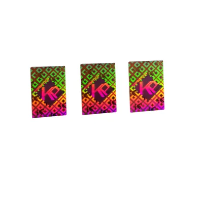 Factory Custom Anti-counterfeiting Hologram logo Laser Stickers