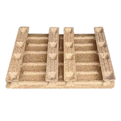 ZNPP012 Hot Press Wood Pallet High Compressed Sawdust Pallet for Sales Free Fumigation