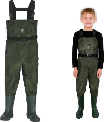 Universal Fishing Wading Boots Rubber Pants Lightweight Breathable for Boys and Girls Nylon Pvc Wading Waterproof Body Suit
