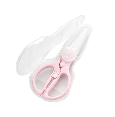 Baby Food Scissors Storage Box  Ceramic Scissors Home Kitchen Food Scissors