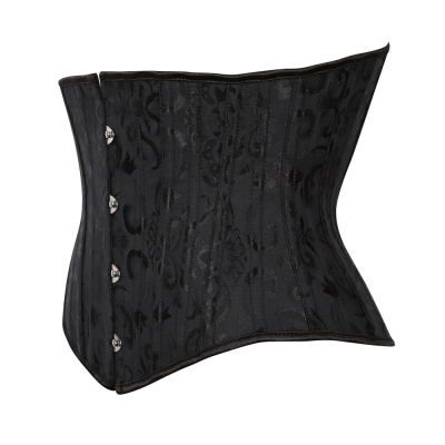 Women Waist Trainer Corsets Slimming Shaper Belt Short Satin Girdles Underbust Corset Sexy Lace up Bustiers & Corsets