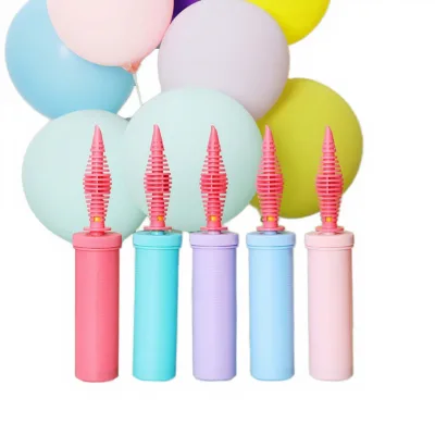Air Filling Balloon Hand Pump Valentine's Day Graduation Balloon Inflation Double Action Inflator Hand Pump to Inflate Balloon