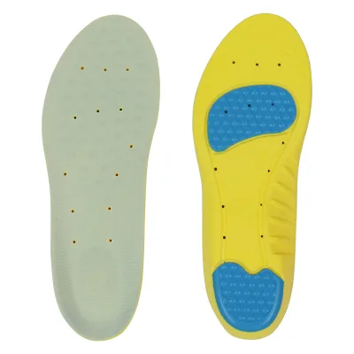 PU Sport Insole Arch Support Memory Foam Insole Shoe  Polyester Fabric Pu Foam Insole
