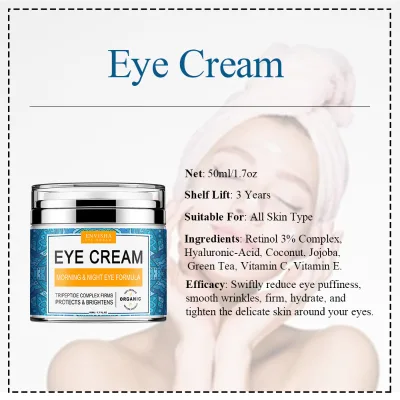 High Quality Best Eye Cream Private Label Dark Circles Removal Anti Wrinkle Under Eye Cream