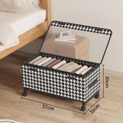 New Shoes Clothes Organizer Underbed Containers Space Saving Rolling Drawers Under Bed Storage With Wheels