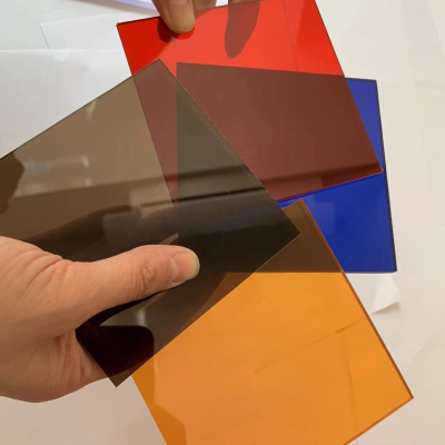 Custom Transparent Polycarbonate Solid Board Color Anti-static Energy-saving Environmental protection Material