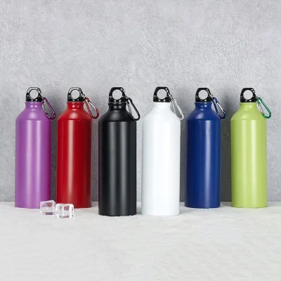 Promotional Custom Logo Vacuum Double Wall Aluminum Sports Water Bottle Drinkware Portable Outdoor Activities