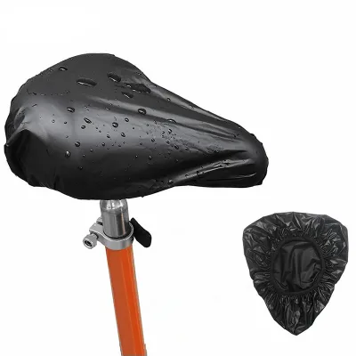 New Bicycle Saddle Cover Wholesale PVC Dust-proof Waterproof Hot Pressing Rainproof Cover Bicycle Saddle Cover