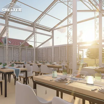 Transparent Wedding Tent Luxury Catering Tent and Chairs for Restaurant