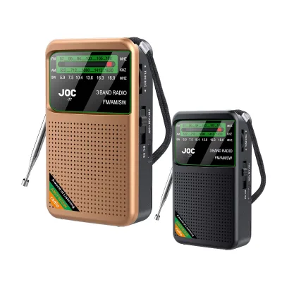 TG-77 Hot Selling Cheaper Mini Portable Radio FM/SW/AM Radio JOC Brand High Quality Sound Pocket Radio Rechargeable Battery